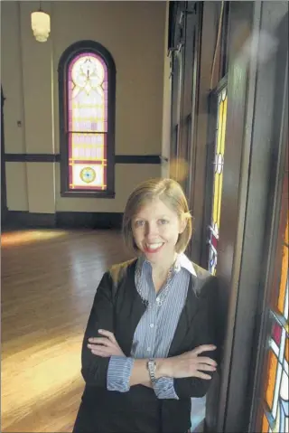  ?? MIKE MAPLE/THE COMMERCIAL APPEAL ?? Ashley Carver is the new director of the Morton Museum of Colliervil­le History.