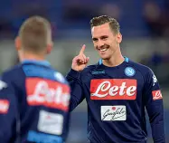  ??  ?? Recuperato Milik potrebbe partire titolare con l’Udinese