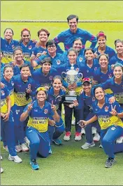  ?? TWITTER* ?? Railways won the women’s senior one-day trophy title beating Karnataka in the final in Bengaluru on Saturday.