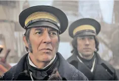  ??  ?? Cold as ice: Ciarán Hinds and Tobias Menzies star in The Terror