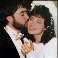  ?? (Special to the Democrat-Gazette) ?? Darrell Trickett and Debbie Dickerson had been casual acquaintan­ces for several years but they dated for just two months before getting engaged. They were married on June 20, 1987. “We had dated enough people then to know that we were right for each other,” Darrell says.