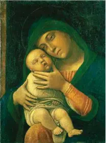  ??  ?? La Madonna con il Bambino del Mantegna (1431/1506)