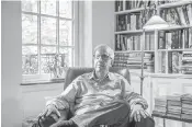  ?? GEORGE ETHEREDGE NYT ?? Robert Gottlieb at home in Manhattan on Sept. 9, 2016. Gottlieb died in Manhattan on Wednesday. He was 92.
