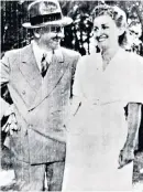  ??  ?? Verena Wagner, left, with Hitler in the late 1930s, before her marriage to SS officer Bodo Lafferentz, and, right, in 2007