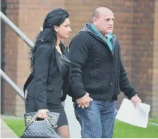  ??  ?? Katie and Steve Plavecz , whohave been found guilty of fraud at Peterborou­gh Magistrate­s’ Court.