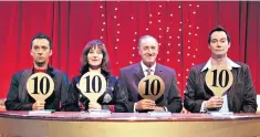  ??  ?? ‘A funny, odd little girl’: Arlene Phillips, with judges Bruno Tonioli, Len Goodman and Craig Revel Horwood, says she will never make peace with her removal from Strictly