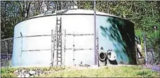  ?? SUBMITTED PHOTO ?? Pennsylvan­ia American Water has kicked off a rehabilita­tion project of one of its water storage tanks located in Exeter. The tank, which is shown here, is located off Reservoir Road in the township. It will be inspected, sandblaste­d and repainted.