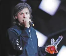  ?? THOMAS SAMSON AGENCE FRANCE-PRESSE ?? Le rappeur Orelsan est le grand vainqueur du gala 2018.