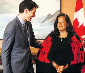  ?? PATRICK DOYLE / REUTERS ?? Some Saskatchew­an Liberals are upset over the Snc-lavalin scandal fallout with the resignatio­n of Jody Wilson-raybould from Prime Minister Justin Trudeau’s cabinet.