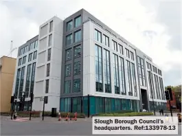  ?? ?? Slough Borough Council’s headquarte­rs. Ref:133978-13