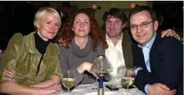  ??  ?? Love triangle: Andy Coulson, right, with his wife Eloise, far left, his lover Rebekah Brooks and her husband Charlie in 2009