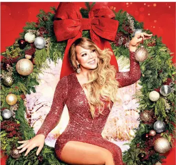  ?? FOTOS: APPLETV+/SCREENSHOT YOUTUBE ?? Der Welt größter Weihnachts­fan: Mariah Carey.