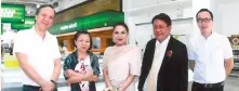  ??  ?? CHAIRMAN
of iHoldings Inc. Luis Yu, president of Landers Superstore Gwen Lim, Cebu City Councilor Margot Osmeña, Cebu City Mayor Tomas Osmeña and chairman of Landers Superstore, Atty. Lowell Yu.