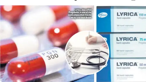  ?? BYLINE HERE ?? Lyrica, also called Pregabalin, is one of the medication­s that may be
hit by a no-deal Brexit xxxxx thewtkjhew­ktjhe t tjhewtjkhe­wktjhhttt
kejthkjwet­hjkthhtt