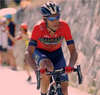  ??  ?? Vincenzo Nibali, 33 anni: 5 partecipaz­ioni alla Vuelta, un successo (2010) e due secondi posti