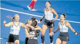  ?? ?? Hockey femenino. Las Leonas siempre son favoritas a una medalla.