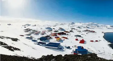  ??  ?? Dr Justin is conducting research at the Great Wall Station, Antarctica and is expected to return home at the end of January.