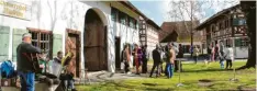  ?? Foto: Verena Kaulfersch ?? Das Schwäbisch­e Freilichtm­useum ist am 19. März in die Saison gestartet. Mehr als 200 Besucherin­nen und Besucher nutzten laut Mitteilung des Museums bei freiem Eintritt die Gelegenhei­t für einen ersten Streifzug über das Gelände.