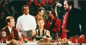  ??  ?? Alan Howard, Richard Bohringer, Helen Mirren and Michael Gambon star in “The Cook, the Thief, His Wife & Her Lover.”