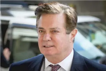  ?? GETTY IMAGES FILE PHOTO ?? Paul Manafort arrives June 15 for a hearing at U.S. District Court in Washington.