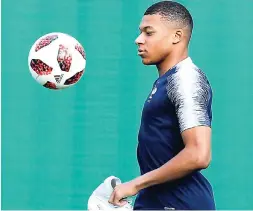  ??  ?? France’s Kylian Mbappe