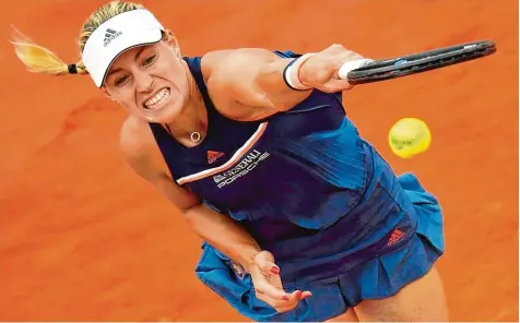  ?? Foto: afp ?? Nach einem schwungvol­len Start verlor Angelique Kerber das Viertelfin­ale von Paris und schied aus.