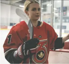  ?? THE CANADIAN PRESS FILE ?? Forward Tereza Vanisova joins Ottawa's PWHL team thanks to a trade with Montreal on Monday that saw defenceman Amanda Boulier go the other way. Vanisova had 10 points with Montreal.