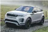  ??  ?? The updated Range Rover Evoque gets new looks and a bit more power.