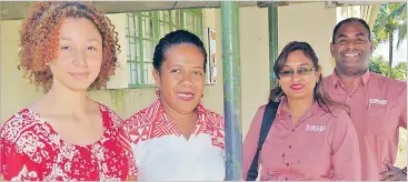  ?? Picture: ELIKI NUKUTABU ?? LEFT: Mere Samisoni’s granddaugh­ter Hanisi Hodge (left) joins The Hot Bread Kitchen staff members Maria Baleiono, Upashna Ben and Asaeli Naisoro.