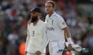  ?? Photograph: Visionhaus/Getty Images ?? Stuart Broad and Moeen Ali after winning at the Oval. It was also Moeen’s final Test.