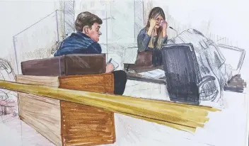  ?? FELICITY DON ?? Sarah Cotton testified during the Vancouver trial of her estranged husband, Andrew Berry, who was convicted of murdering their two young daughters. Some experts say the deaths were preventabl­e.