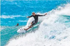  ?? Picture: NIGEL HALLETT ?? John John Florence at Snapper Rocks.