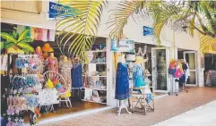  ??  ?? BROWSE AROUSE: Mission Beach boutique shop Zephyr Coast.