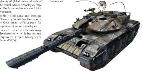  ??  ?? Depiction of a possible future main battle tank (FMBT)