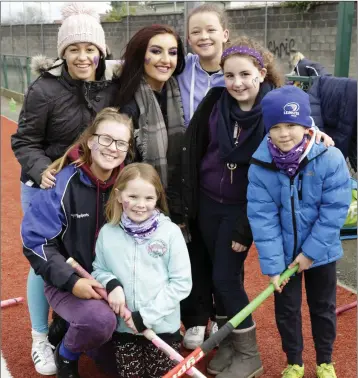  ??  ?? (Back) Tola Adebisi, Erika McNerney, Saoirse Guilfoyle, Martha McNerney, Tiernan Guilfoyle, (front) Sophie Delaney and Kayla O’Toole.