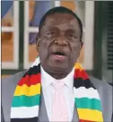  ??  ?? President Emmerson Mnangagwa