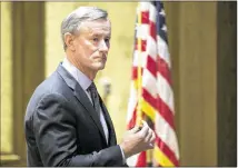  ?? JAY JANNER / AMERICAN-STATESMAN ?? University of Texas System Chancellor Bill McRaven, seen earlier this month, has denounced President Donald Trump’s attacks on the media as a “threat to democracy.”