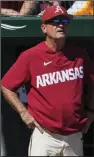  ?? NWA Democrat-Gazette/BEN GOFF ?? Arkansas coach Dave Van Horn said his main focus is to keep winning and not worry about the SEC standings after the Razorbacks swept No. 2 Mississipp­i State over the weekend.