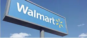  ?? WIKIMEDIA COMMONS ?? Walmart expects the specialty store to open in early 2019.