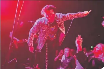  ??  ?? Yungblud performing in January (photo: Rodin Eckenroth/Getty Images for Lucky Brand)