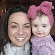  ?? MORGAN FABRY VIA AP ?? Morgan Fabry is shown with her daughter in March in Chicago.