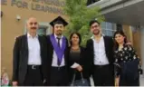  ?? SAMMY HUDES/TORONTO STAR ?? The Mado family at Saadi Mado’s graduation. From left to right, Saadi’s father Jasim, Saadi, mother Marjan, brother Samir and sister Saada.