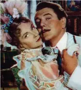  ??  ?? As Gwendolen Fairfax, with Jack Worthing (Michael Redgrave) in The
Importance of Being Earnest (1952)