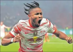  ?? ?? ALEMANIA
EL MUNDIAL, CLAVE
Christophe­r Nkunku, jugador del Leipzig.