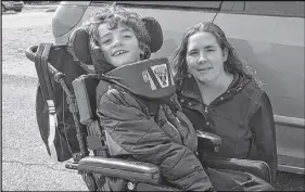  ?? SALTWIRE NETWORK PHOTO ?? Nichol Macneil says the fundraisin­g campaign to purchase a wheelchair-accessible van for her nine-year-old son Devon Macneil has reached its goal.