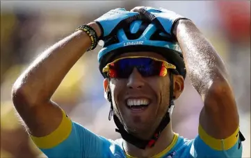  ?? (Photos Epa/maxppp et AFP) ?? Première Grande Boucle et première victoire pour le Danois Cort Nielsen.