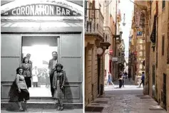  ??  ?? Die Strait Street früher und heute (Mitte): Im Hauptstadt­jahr ist Wiederbele­bung angesagt.