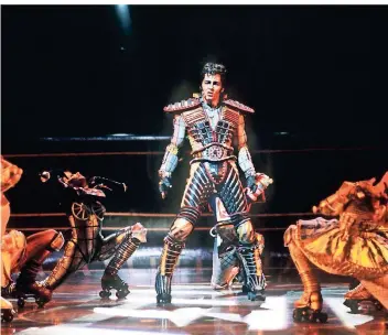  ?? FOTO: DPA ?? Szene aus „Starlight Express“bei der Uraufführu­ng am 12. Juni 1988 in Bochum.