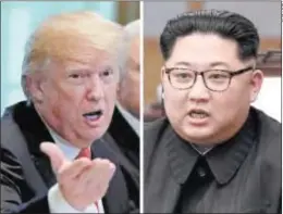  ??  ?? Trump: “Creo que éste es un gran revés para Corea del Norte”