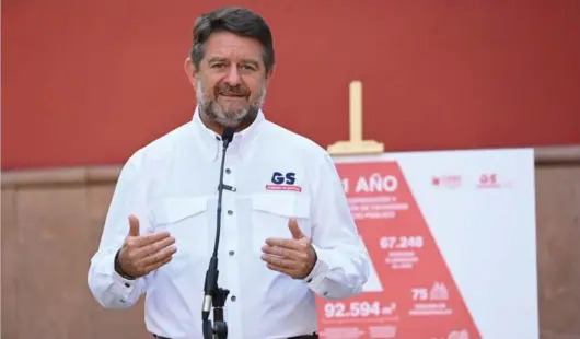  ?? ?? ► Claudio Orrego, actual gobernador de la RM y quien va a la reelección.
